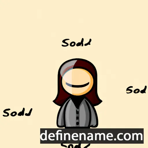 cartoon of the name Soledat