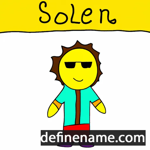 Solen cartoon