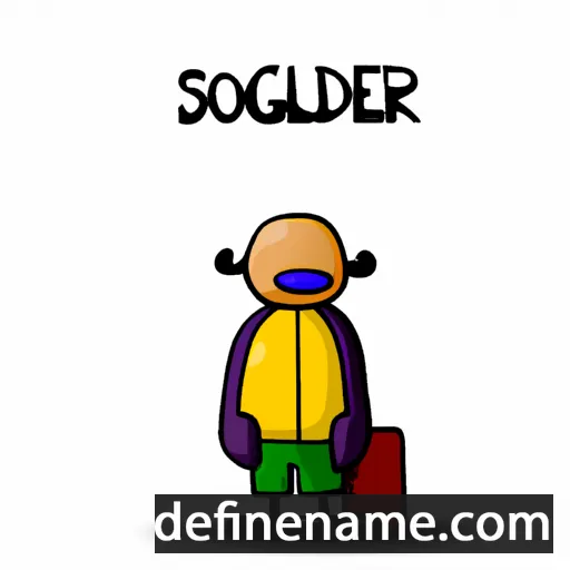 cartoon of the name Solgerd