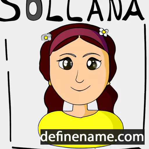 Soliana cartoon