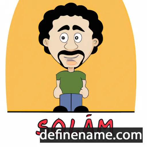 cartoon of the name Soliman