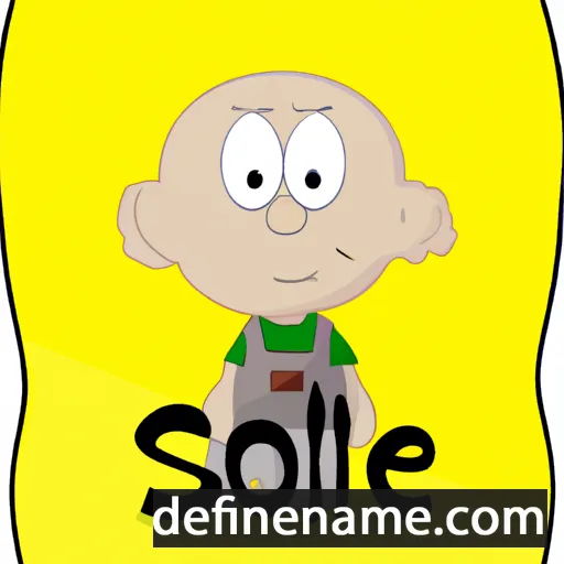 cartoon of the name Sollie