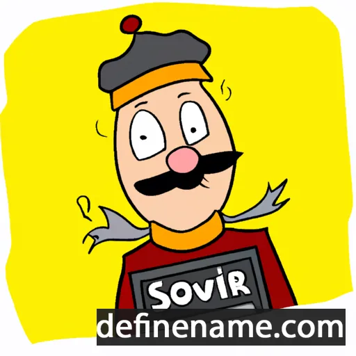 cartoon of the name Solvår