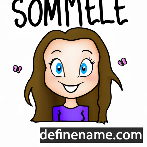 cartoon of the name Somerlee