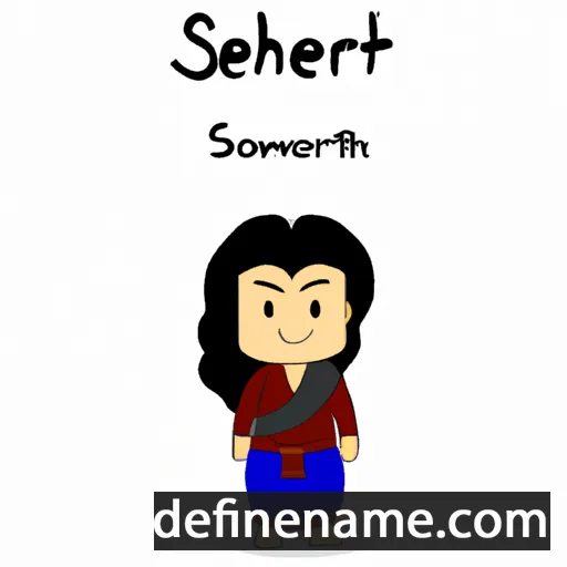 cartoon of the name Somreth