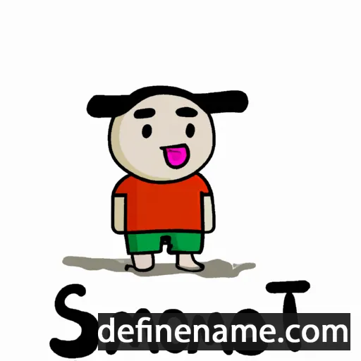 cartoon of the name Somrot