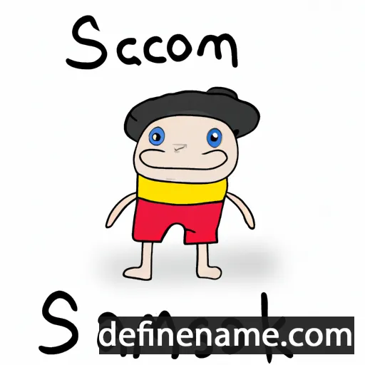 cartoon of the name Somsack