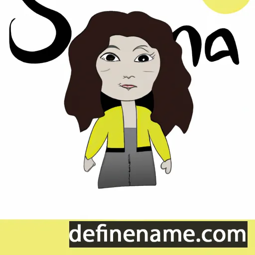 cartoon of the name Sonea