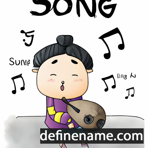 Song-i cartoon