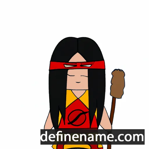 cartoon of the name Sonji