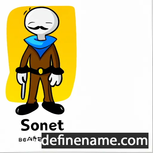 cartoon of the name Sonnet