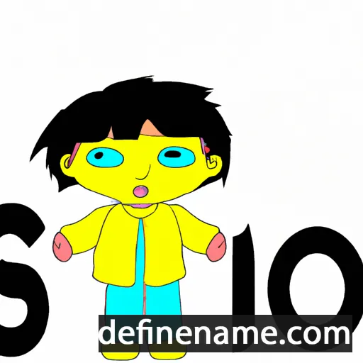 cartoon of the name Sono