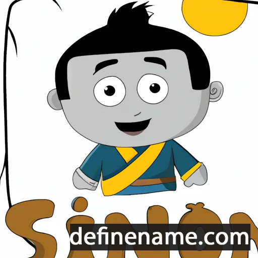 cartoon of the name Sonshi