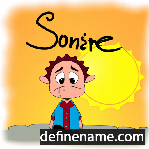 Sonsiré cartoon