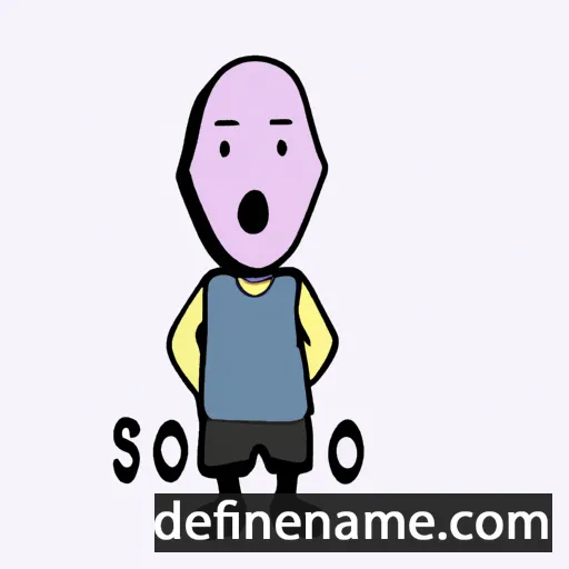 cartoon of the name Soo