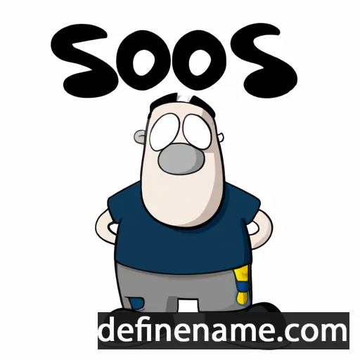 cartoon of the name Soos