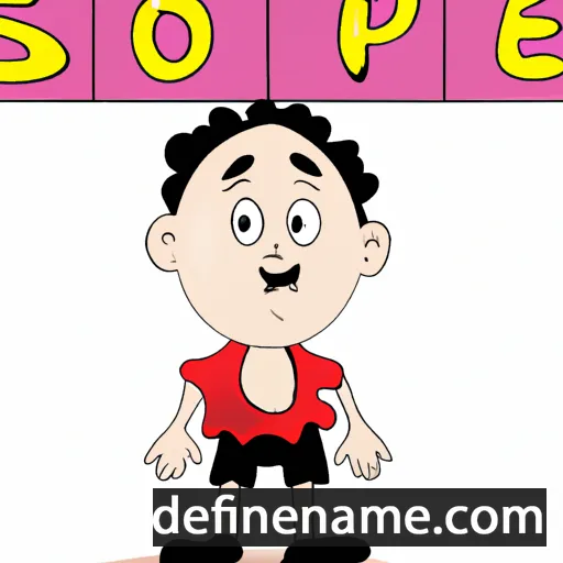 cartoon of the name Sope