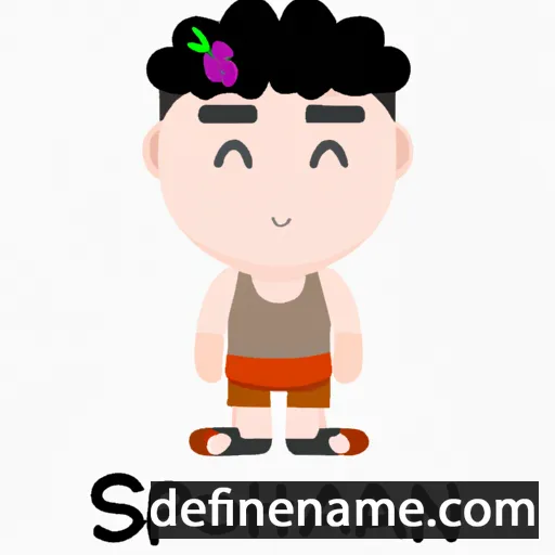 cartoon of the name Sophan