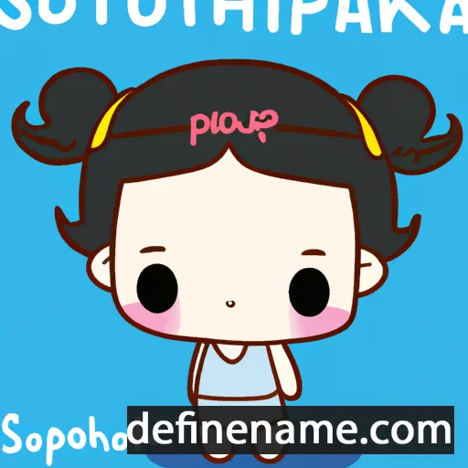 cartoon of the name Sopheaktra