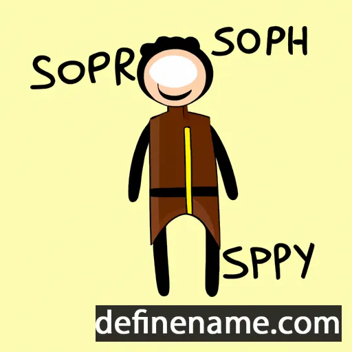 cartoon of the name Sopheary