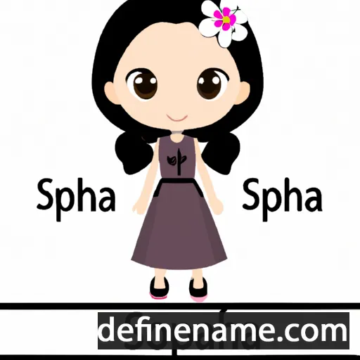 cartoon of the name Sopiah