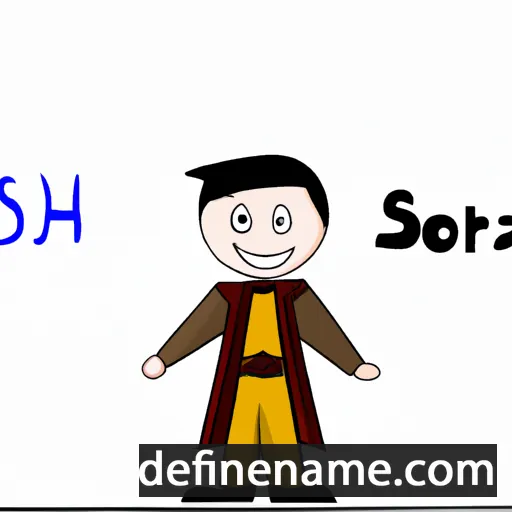 cartoon of the name Sorahi