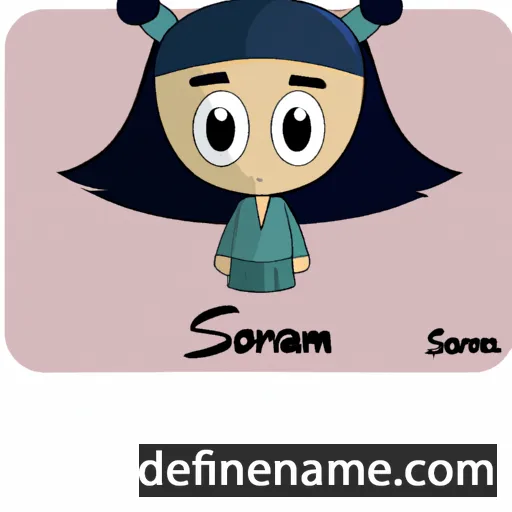 cartoon of the name Sorami