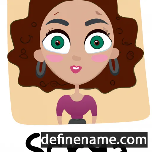 cartoon of the name Soraya