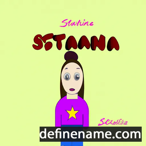 cartoon of the name Ștefăniță