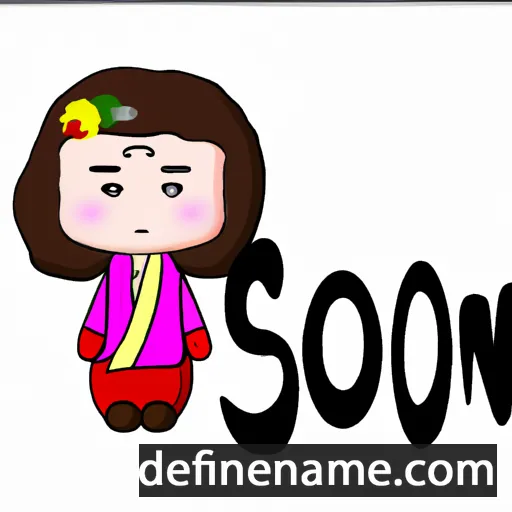 cartoon of the name So-Won