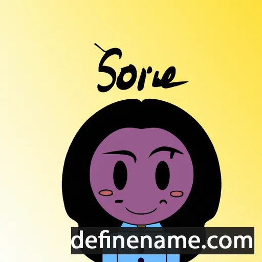 cartoon of the name Sôrúne