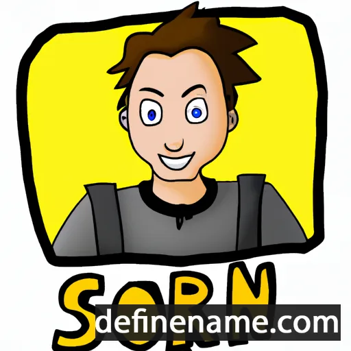 cartoon of the name Sørin