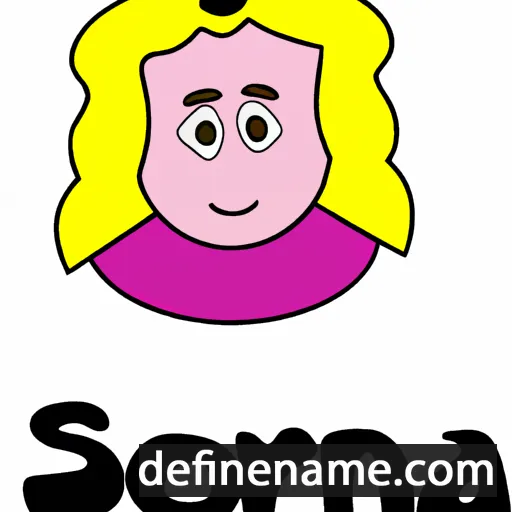 cartoon of the name Sørina