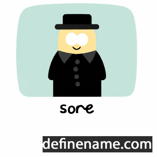 cartoon of the name Sørine