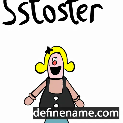 cartoon of the name Søster