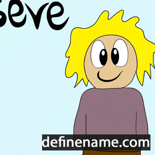 cartoon of the name Søvei