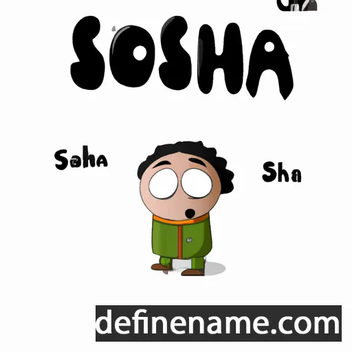 Sosha cartoon