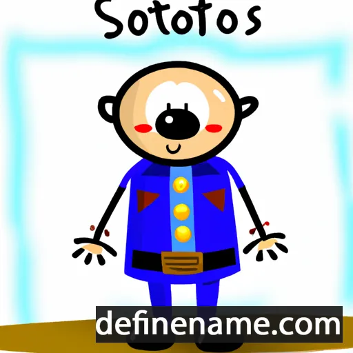 cartoon of the name Sosistratos