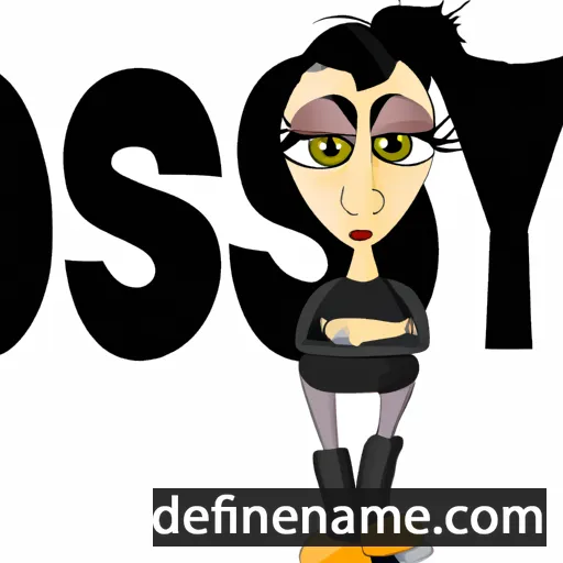 cartoon of the name Sossity