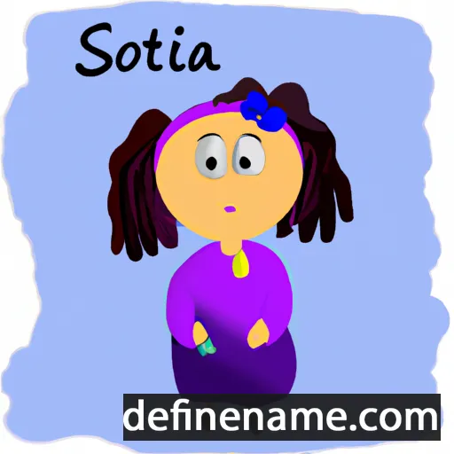 Sostitza cartoon