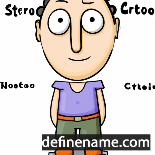 cartoon of the name Sostratos