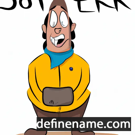 cartoon of the name Sotear