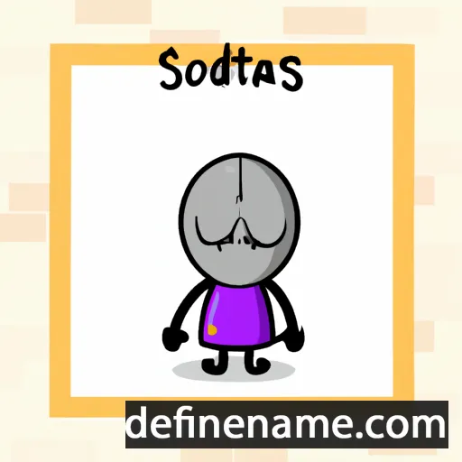 cartoon of the name Soteridas