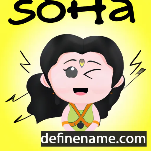 cartoon of the name Sotha