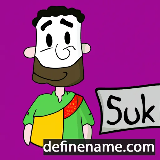 cartoon of the name Souk