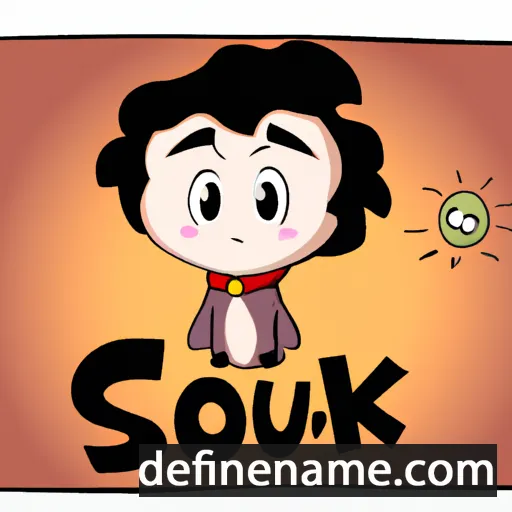 cartoon of the name Souky