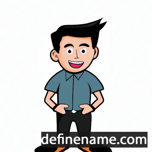 cartoon of the name Sourav