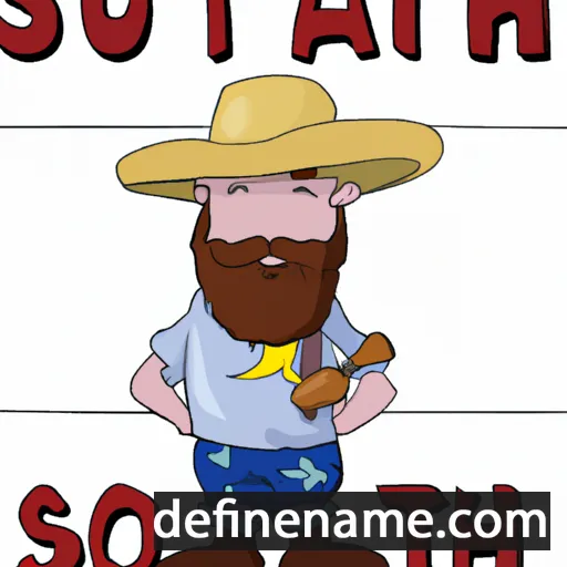 cartoon of the name Southern