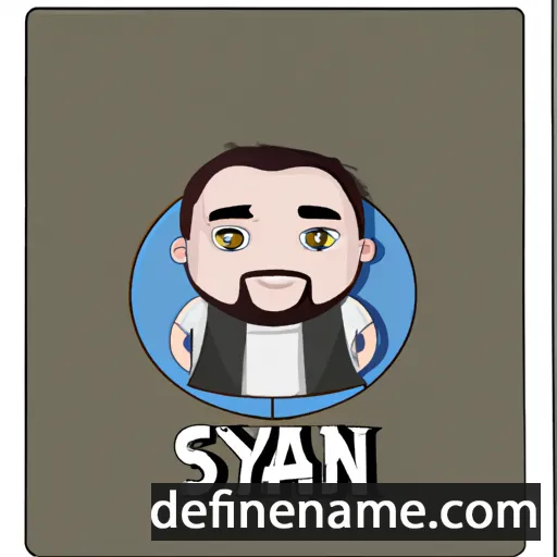 cartoon of the name Soyhan