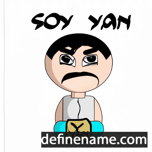 cartoon of the name Soykan